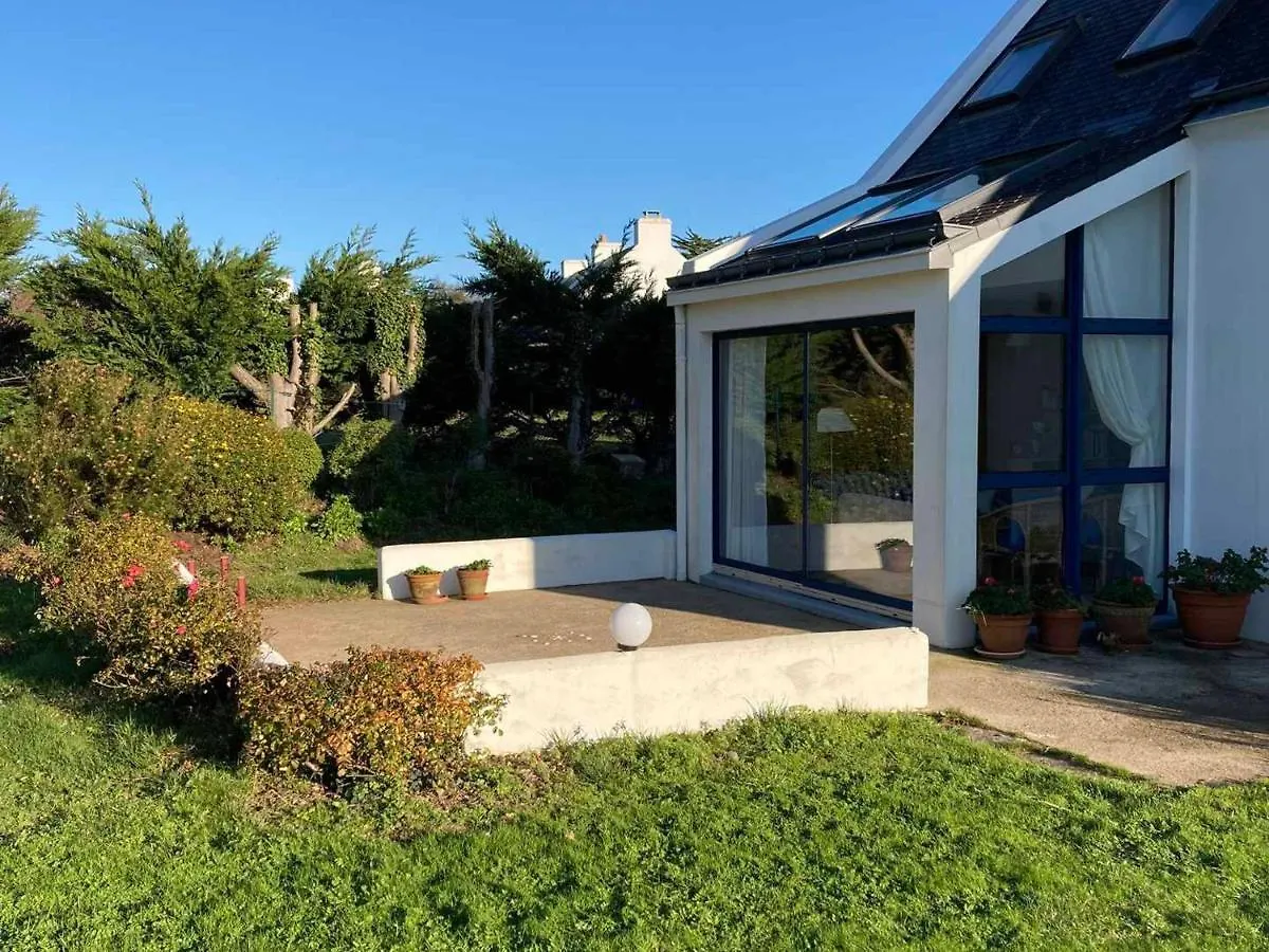 Maison Lumineuse Avec Jardin, Pres De La Plage Des Grands Sables - Fr-1-418-195 Locmaria 0*,