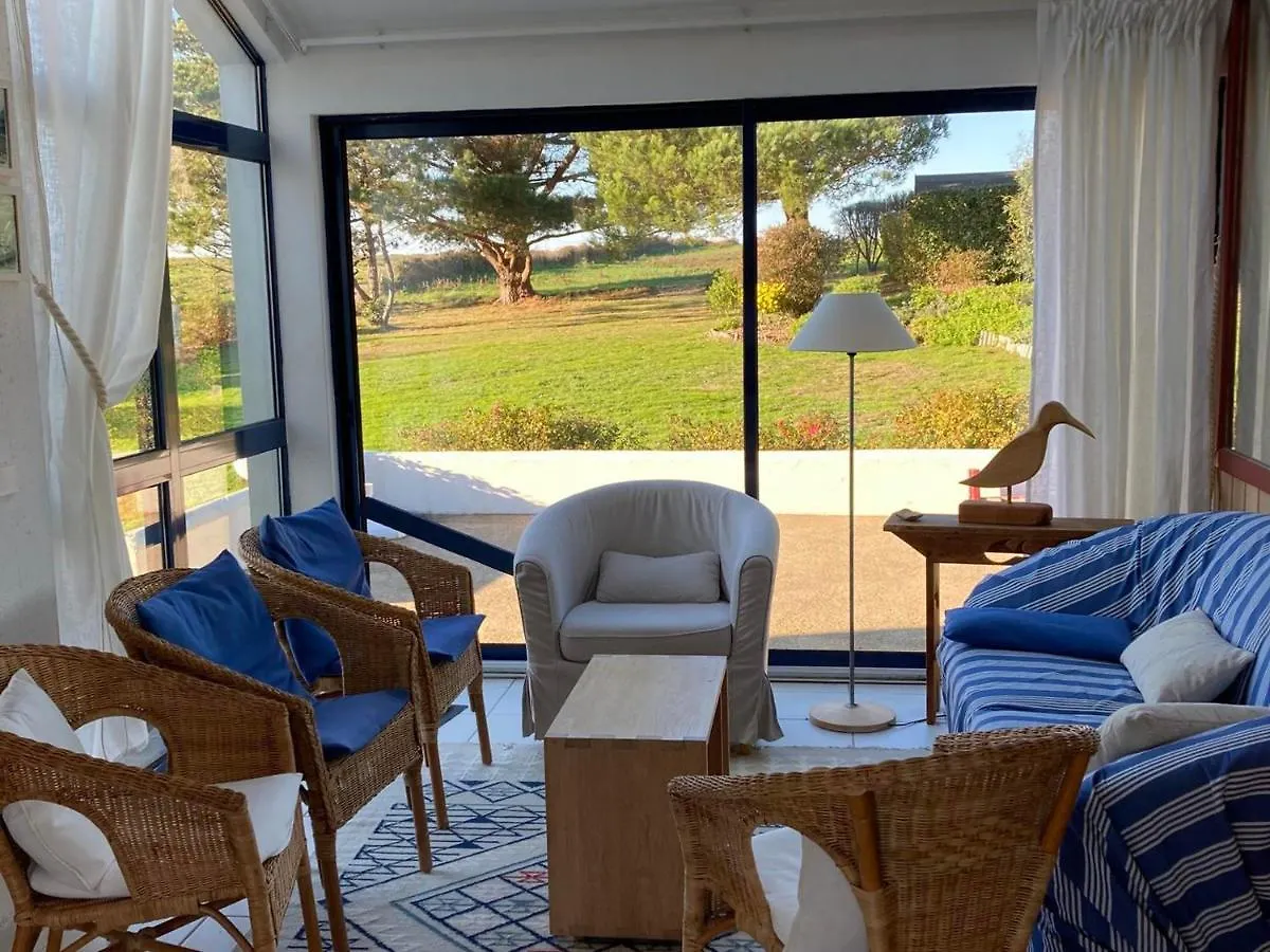 Maison Lumineuse Avec Jardin, Pres De La Plage Des Grands Sables - Fr-1-418-195 Locmaria Ferienhaus